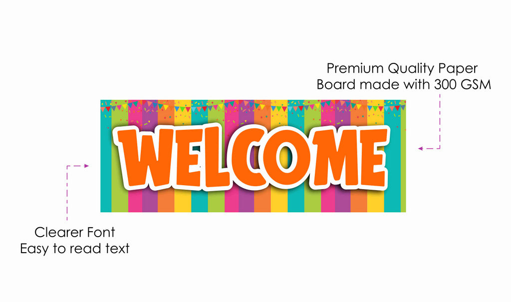 3rd Birthday Welcome Board Welcome to My Birthday Party Board for Door Party Hall Entrance Decoration Party Item for Indoor and Outdoor 2.3 feet