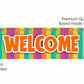 4th Birthday Welcome Board Welcome to My Birthday Party Board for Door Party Hall Entrance Decoration Party Item for Indoor and Outdoor 2.3 feet