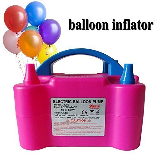 Electric Portable Dual Nozzle Balloon Pump Machine