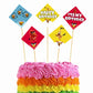 Angry Birds Theme Cake Topper Pack of 10 Nos for Birthday Cake Decoration Theme Party Item For Boys Girls Adults Birthday Theme Decor