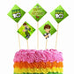 Ben10 Theme Cake Topper Pack of 10 Nos for Birthday Cake Decoration Theme Party Item For Boys Girls Adults Birthday Theme Decor