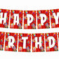 Joker Theme Happy Birthday Banner for Photo Shoot Backdrop and Theme Party