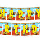 JCB Theme Happy Birthday Banner for Photo Shoot Backdrop and Theme Party