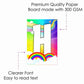 Rainbow Theme Happy Birthday Banner for Photo Shoot Backdrop and Theme Party