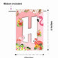 Flamingo Theme Happy Birthday Banner for Photo Shoot Backdrop and Theme Party