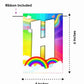 Rainbow Theme Happy Birthday Banner for Photo Shoot Backdrop and Theme Party