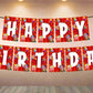 Joker Theme Happy Birthday Banner for Photo Shoot Backdrop and Theme Party