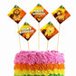 Lion Theme Cake Topper Pack of 10 Nos for Birthday Cake Decoration Theme Party Item For Boys Girls Adults Birthday Theme Decor