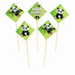 Panda Theme Cake Topper Pack of 10 Nos for Birthday Cake Decoration Theme Party Item For Boys Girls Adults Birthday Theme Decor