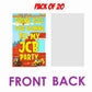 JCB theme Return Gifts Thank You Tags Thank u Cards for Gifts 20 Nos Cards and Glue Dots