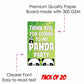 Panda theme Return Gifts Thank You Tags Thank u Cards for Gifts 20 Nos Cards and Glue Dots