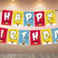 Angry Birds Theme Happy Birthday Banner for Photo Shoot Backdrop and Theme Party