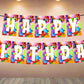 Balloons Theme Happy Birthday Banner for Photo Shoot Backdrop and Theme Party