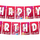 Barbie Theme Happy Birthday Banner for Photo Shoot Backdrop and Theme Party