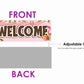 Flamingo Theme Birthday Welcome Board Welcome to My Birthday Party Board for Door Party Hall Entrance Decoration Party Item for Indoor and Outdoor 2.3 feet