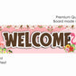Flamingo Theme Birthday Welcome Board Welcome to My Birthday Party Board for Door Party Hall Entrance Decoration Party Item for Indoor and Outdoor 2.3 feet