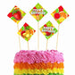 Fruits Theme Cake Topper Pack of 10 Nos for Birthday Cake Decoration Theme Party Item For Boys Girls Adults Birthday Theme Decor