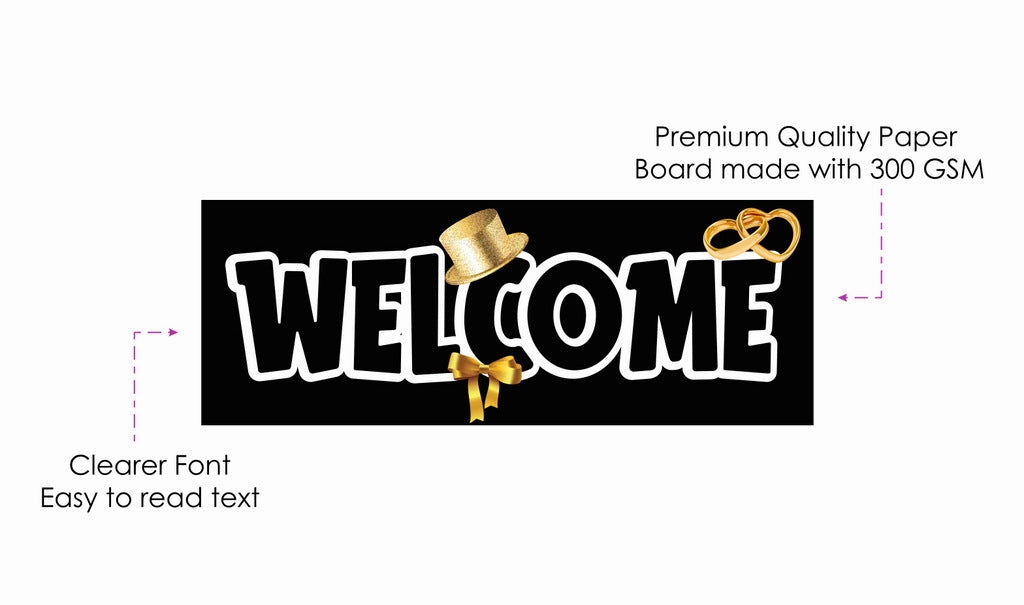 Groom Party Welcome Board Welcome to My Groom Party Board for Door Party Hall Entrance Decoration Party Item for Indoor and Outdoor 2.3 feet