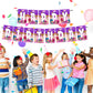 Shimmer and Shine Theme Happy Birthday Banner for Photo Shoot Backdrop and Theme Party