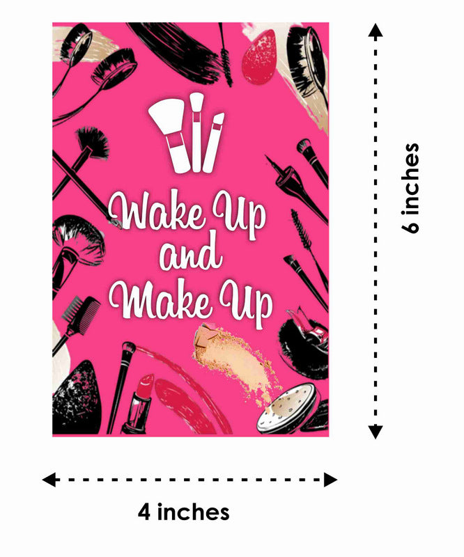 Make Up Theme Children's Birthday Party Invitations Cards with Envelopes - Kids Birthday Party Invitations for Boys or Girls,- Invitation Cards (Pack of 10)