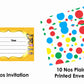 Chota Bheem Theme Children's Birthday Party Invitations Cards with Envelopes - Kids Birthday Party Invitations for Boys or Girls,- Invitation Cards (Pack of 10)