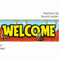 Little JCB Theme Birthday Welcome Board Welcome to My Birthday Party Board for Door Party Hall Entrance Decoration Party Item for Indoor and Outdoor 2.3 feet