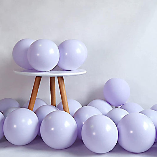 Lavender Pastel Balloon Pack of 25 for birthday decoration, Anniversary Weddings Engagement, Baby Shower, New Year decoration, Theme Party balloons