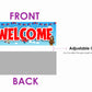 Pilot Theme Birthday Welcome Board Welcome to My Birthday Party Board for Door Party Hall Entrance Decoration Party Item for Indoor and Outdoor 2.3 feet