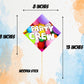 Colorful Balloons Birthday Photo Booth Party Props Theme Birthday Party Decoration, Birthday Photo Booth Party Item for Adults and Kids