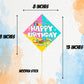 Beach Party Birthday Photo Booth Party Props Theme Birthday Party Decoration, Birthday Photo Booth Party Item for Adults and Kids