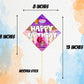 Shimmer and Shine Birthday Photo Booth Party Props Theme Birthday Party Decoration, Birthday Photo Booth Party Item for Adults and Kids