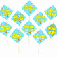 Hot Air Balloon Birthday Photo Booth Party Props Theme Birthday Party Decoration, Birthday Photo Booth Party Item for Adults and Kids