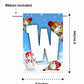 Snowman Welcome Banner for Party Entrance Home Welcoming Birthday Decoration Party Item