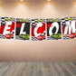 Sports Car Welcome Banner for Party Entrance Home Welcoming Birthday Decoration Party Item