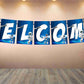 Robot Welcome Banner for Party Entrance Home Welcoming Birthday Decoration Party Item