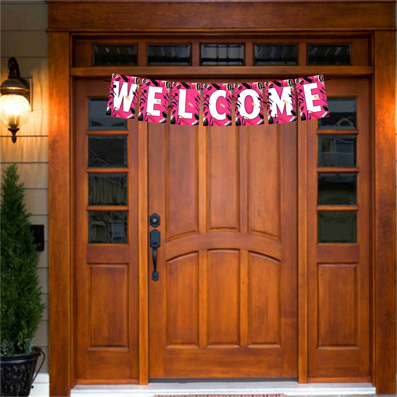 Make Up Welcome Banner for Party Entrance Home Welcoming Birthday Decoration Party Item