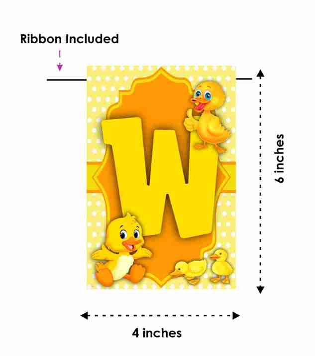 Duck Welcome Banner for Party Entrance Home Welcoming Birthday Decoration Party Item