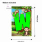 Monkey Welcome Banner for Party Entrance Home Welcoming Birthday Decoration Party Item