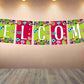 Little Monster Welcome Banner for Party Entrance Home Welcoming Birthday Decoration Party Item