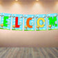 Hot Air Balloon Welcome Banner for Party Entrance Home Welcoming Birthday Decoration Party Item