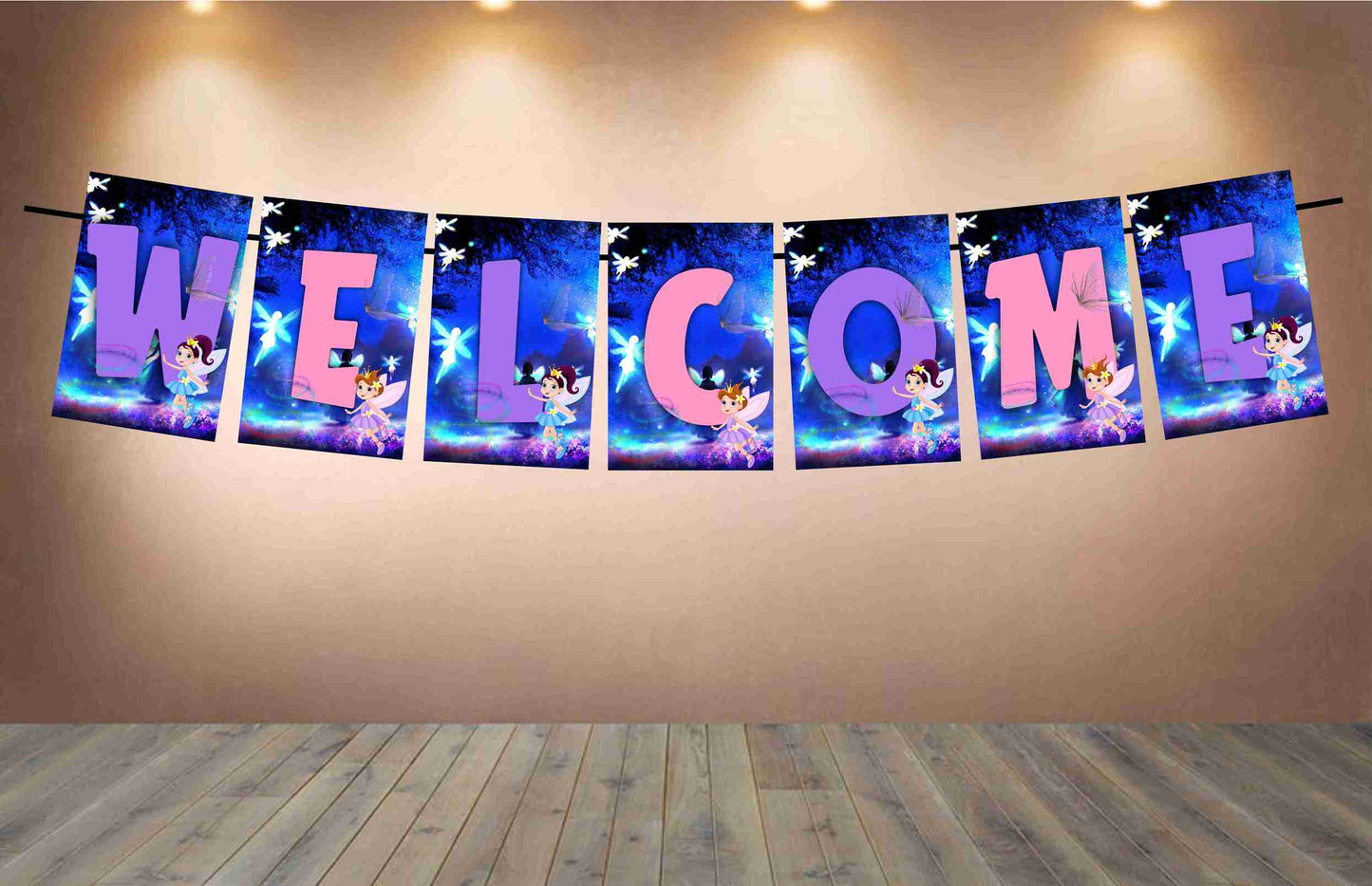 Fairy Welcome Banner for Party Entrance Home Welcoming Birthday Decoration Party Item
