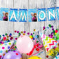 Frozen Theme I Am One 1st Birthday Banner for Photo Shoot Backdrop and Theme Party