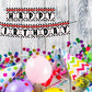 Racing Theme Happy Birthday Decoration Hanging and Banner for Photo Shoot Backdrop and Theme Party