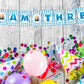 Boss Baby Theme I Am Three 3rd Birthday Banner for Photo Shoot Backdrop and Theme Party
