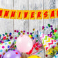 2nd Happy Anniversary Banner Anniversary Decoration Backdrop Photo Shoot Party Item
