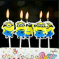 Minion Theme Birthday Candle for Minion Theme Party - Pack of 5