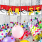 Pokemon I Am Six 6th Birthday Banner for Photo Shoot Backdrop and Theme Party