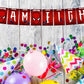Spider Theme I Am Eight 8th Birthday Banner for Photo Shoot Backdrop and Theme Party