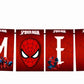 Spider Theme I Am Eight 8th Birthday Banner for Photo Shoot Backdrop and Theme Party