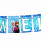 Frozen Theme I Am Eight 8th Birthday Banner for Photo Shoot Backdrop and Theme Party